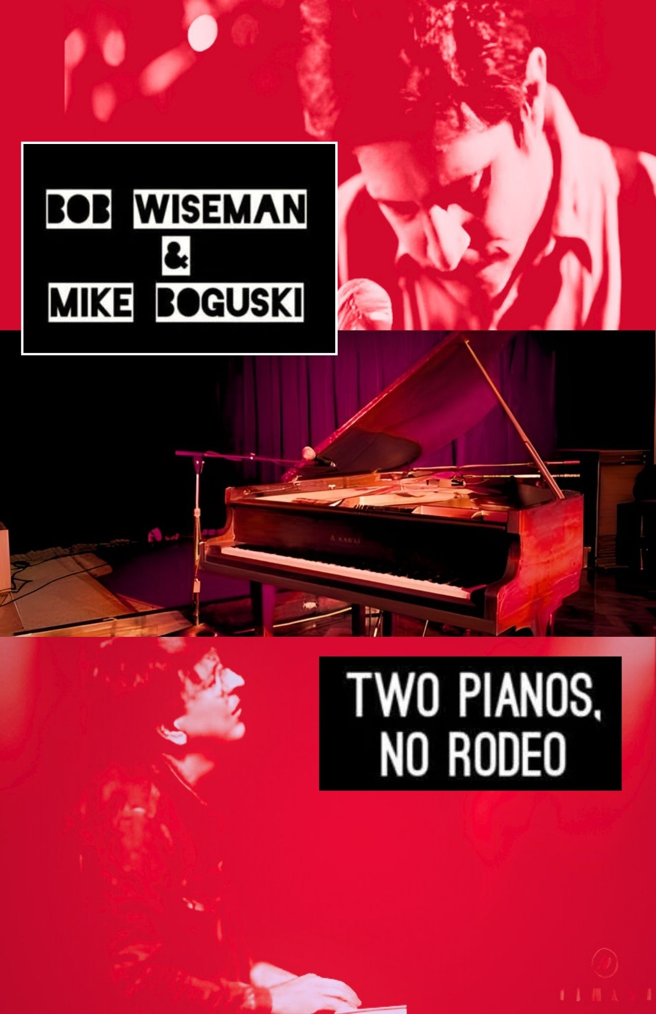 Two Pianos No Rodeo red promo